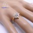 แหวนพิ้งโกลด์ แหวนทองสีชมพู แหวนเพชร  แหวนแต่งงาน แหวนหมั้น - R1293DPG-18K